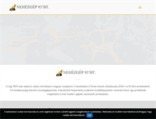 Tablet Screenshot of nehezgep.hu